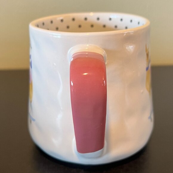 Kensie Home LLAMA ON SKATEBOARD Ceramic Mug ~ Keep Movin' ~ Polka Dots - Picture 5 of 11